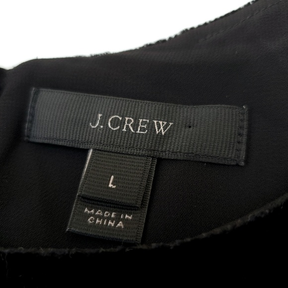 J. Crew Black Velvet Lined Sleeveless Top - Picture 8 of 8